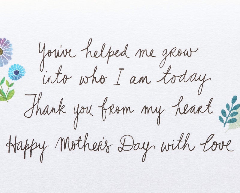 Papyrus Mothers Day Card For Mom (Helped Me Grow) - Image 3